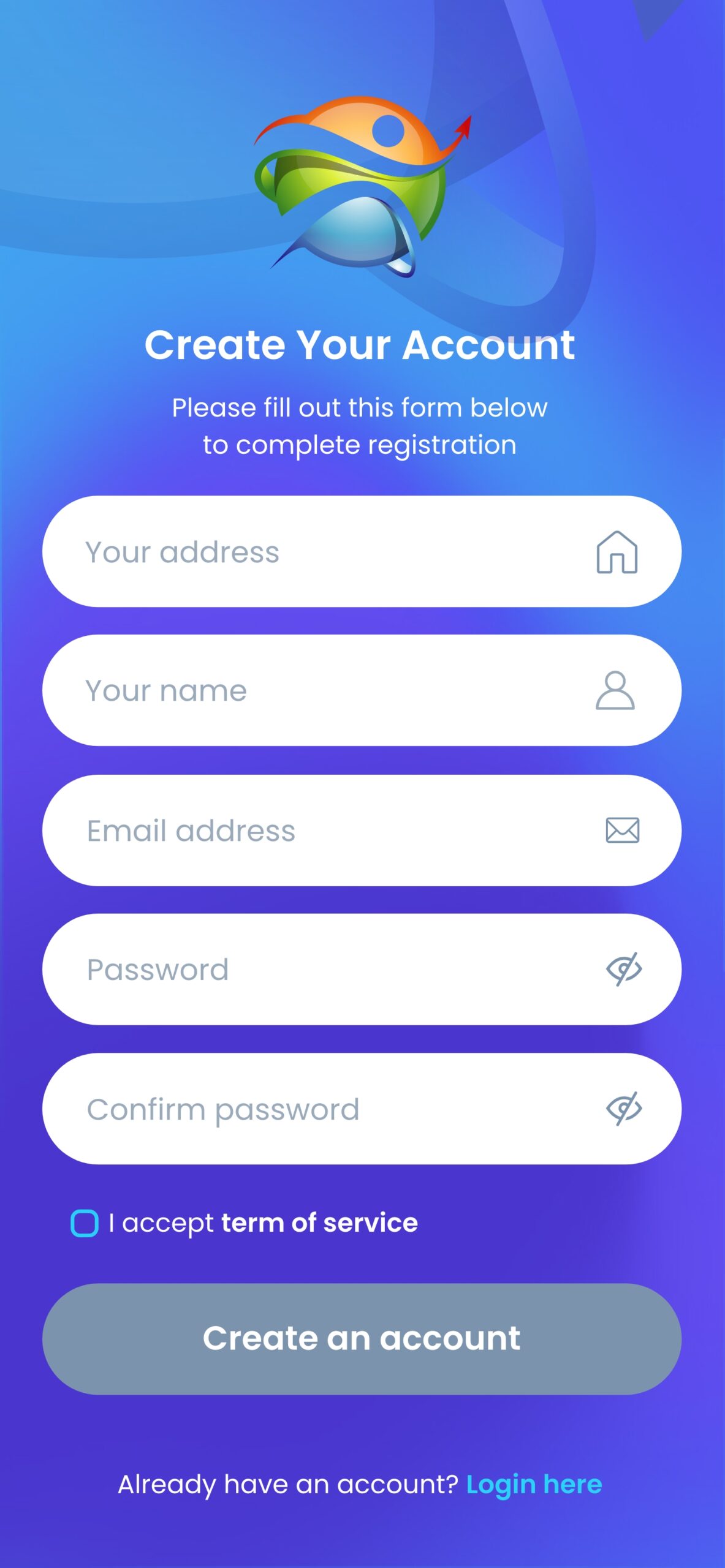 02 – Create account – 1